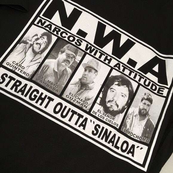 Narcos With Attitude Tee (A7) - Picture 4 of 5